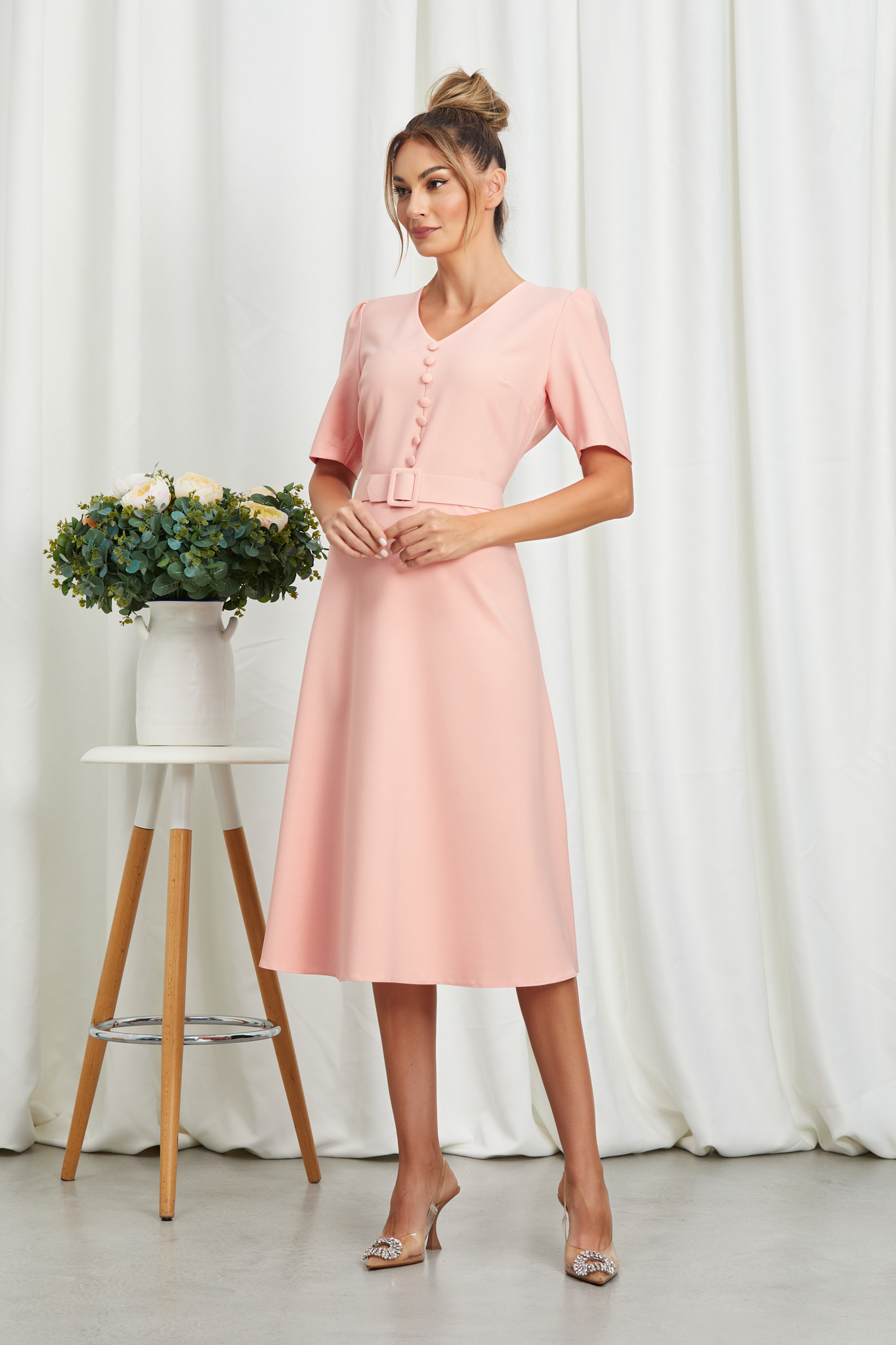 Reducere 10% la Rochie Amira Peach