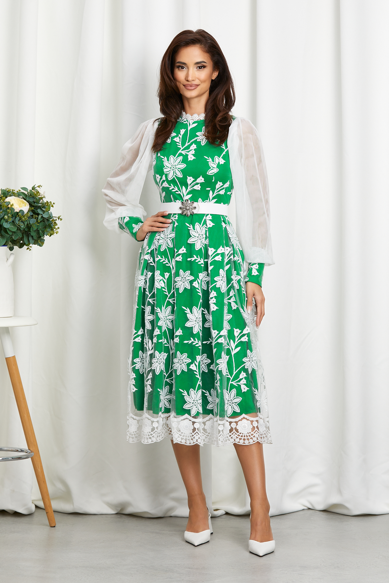 Reducere 44% la Rochie Soranna Verde