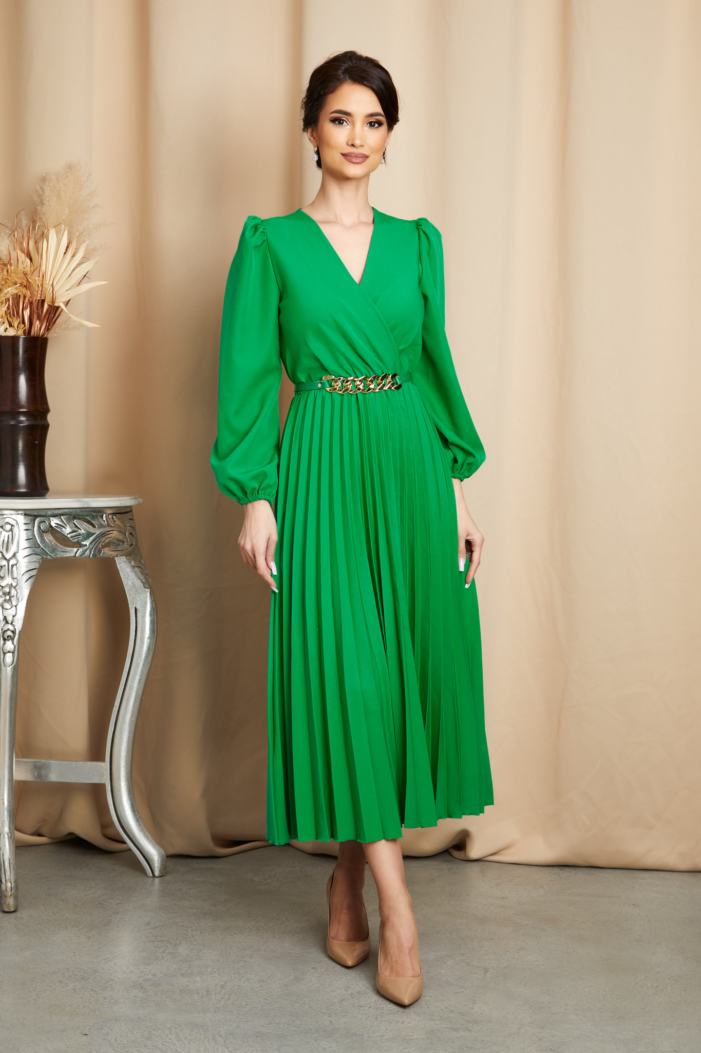 Reducere 18% la Rochie Sophia Verde
