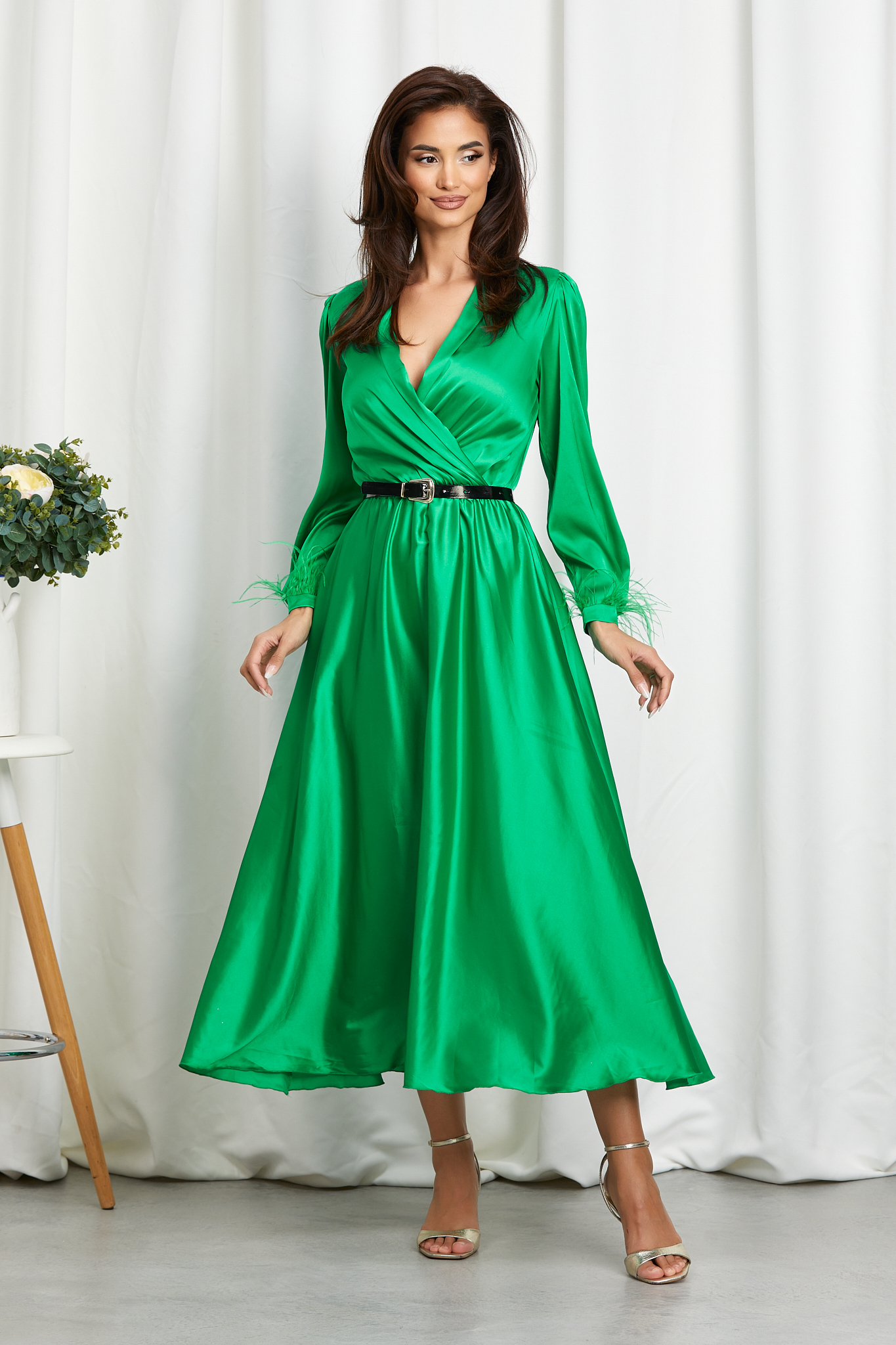Reducere 27% la Rochie Margo Verde Deschis
