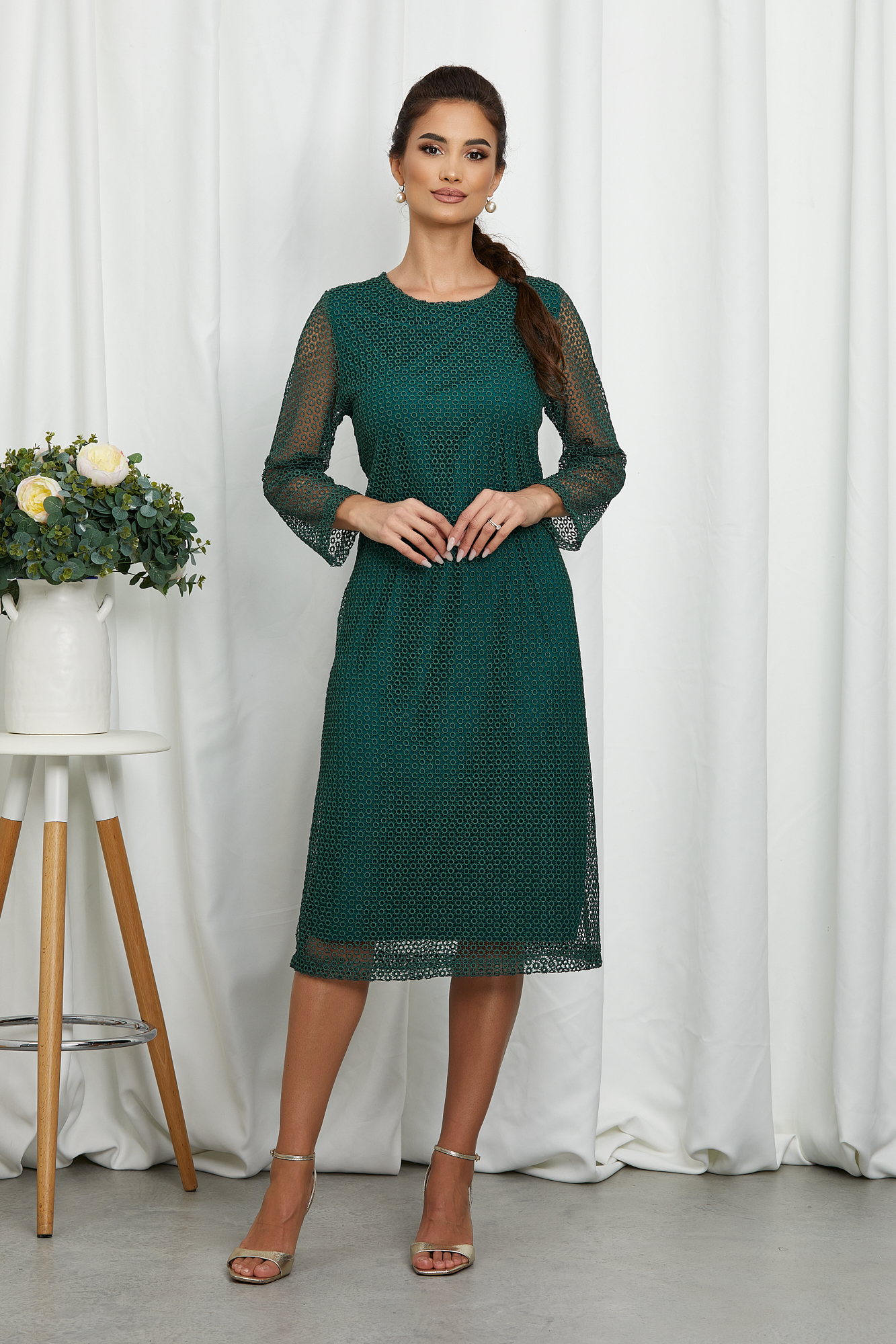 Reducere 21% la Rochie Tessa Verde