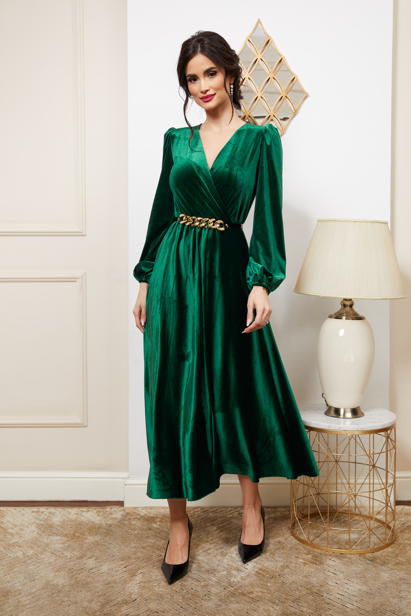 Reducere 12% la Rochie Janine Verde