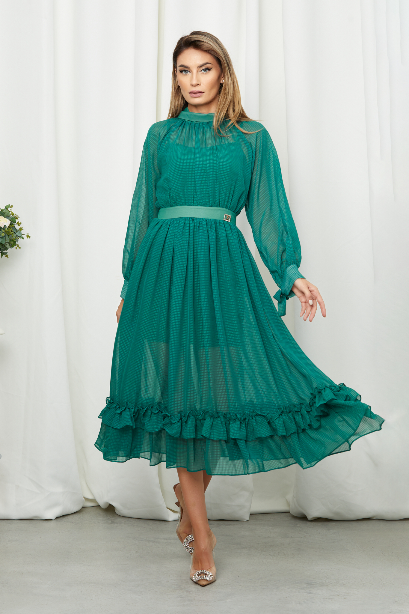 Reducere 25% la Rochie Jamila Verde