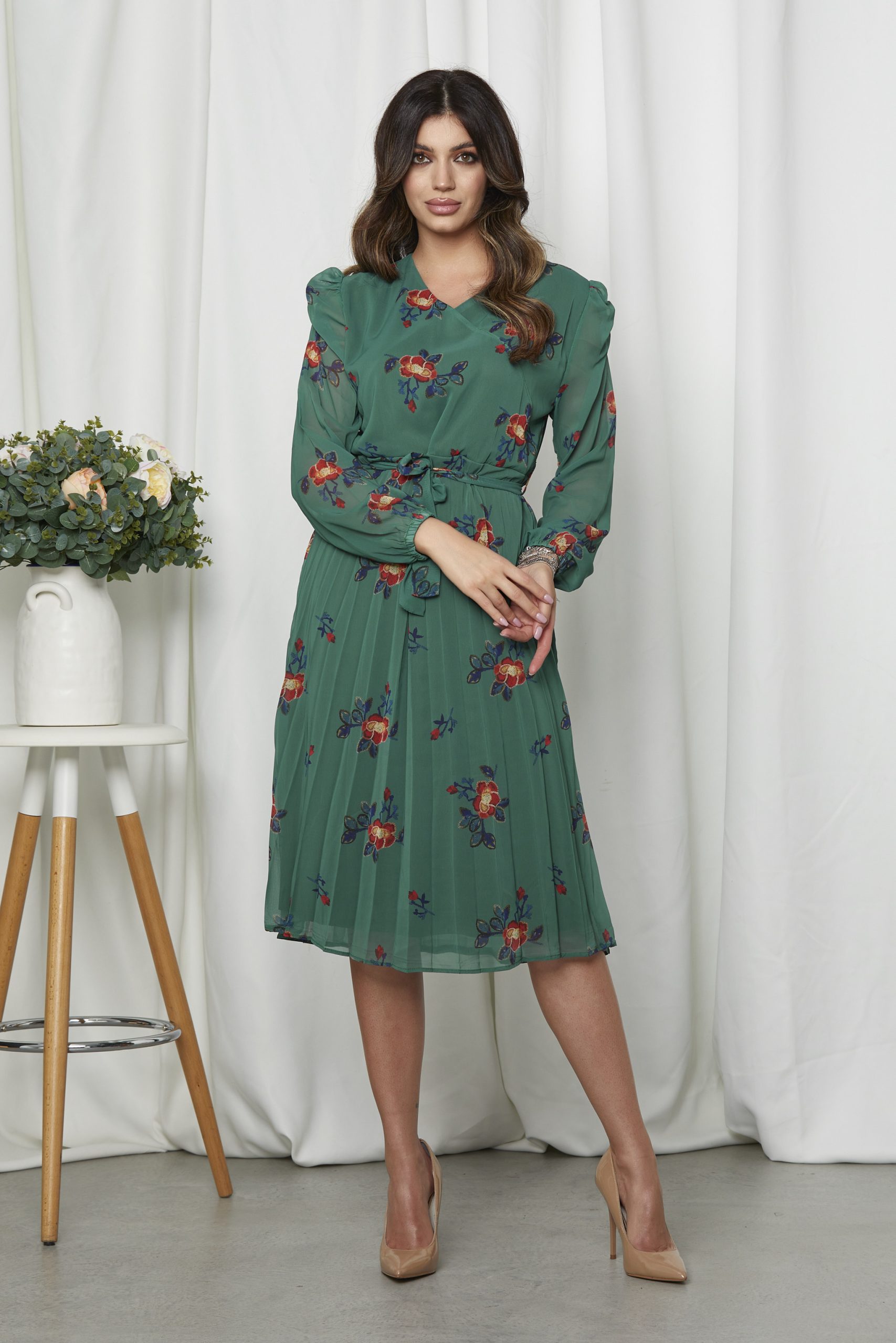 Reducere 31% la Rochie Madelyn Verde