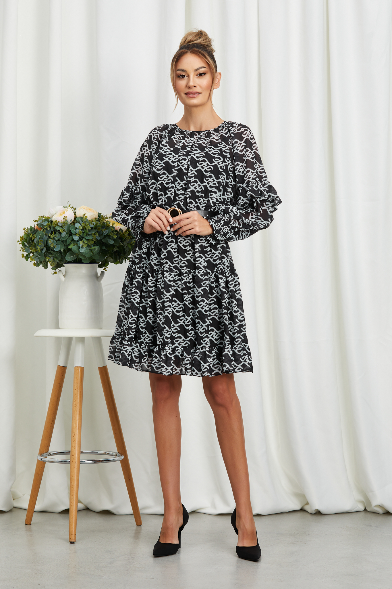 Reducere 12% la Rochie Mony Neagra