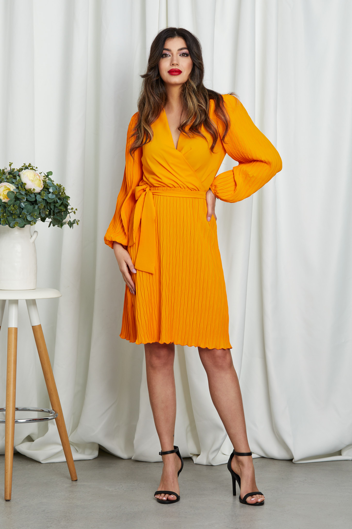 Reducere 35% la Rochie Silvana Orange