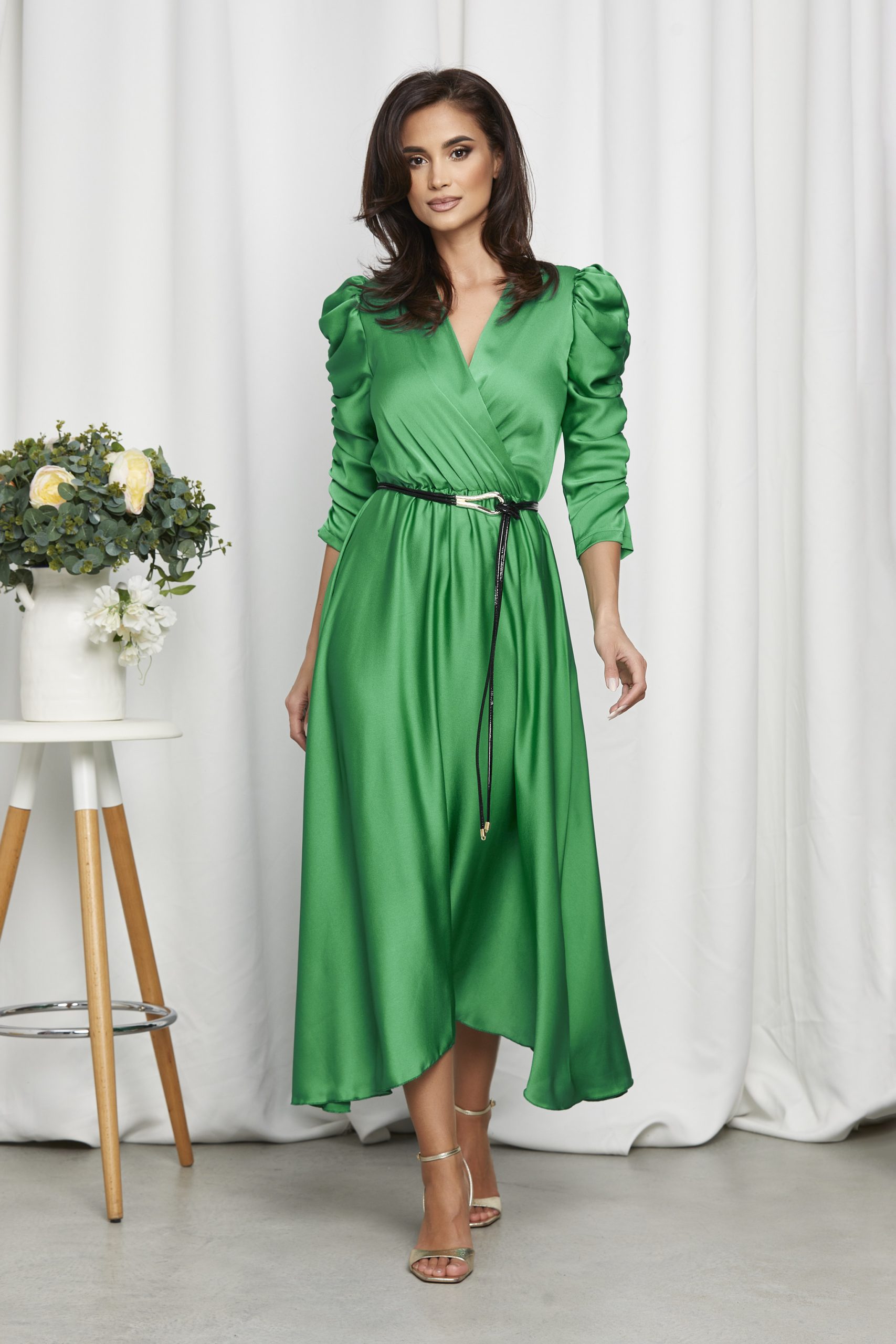 Reducere 16% la Rochie Yulia Verde