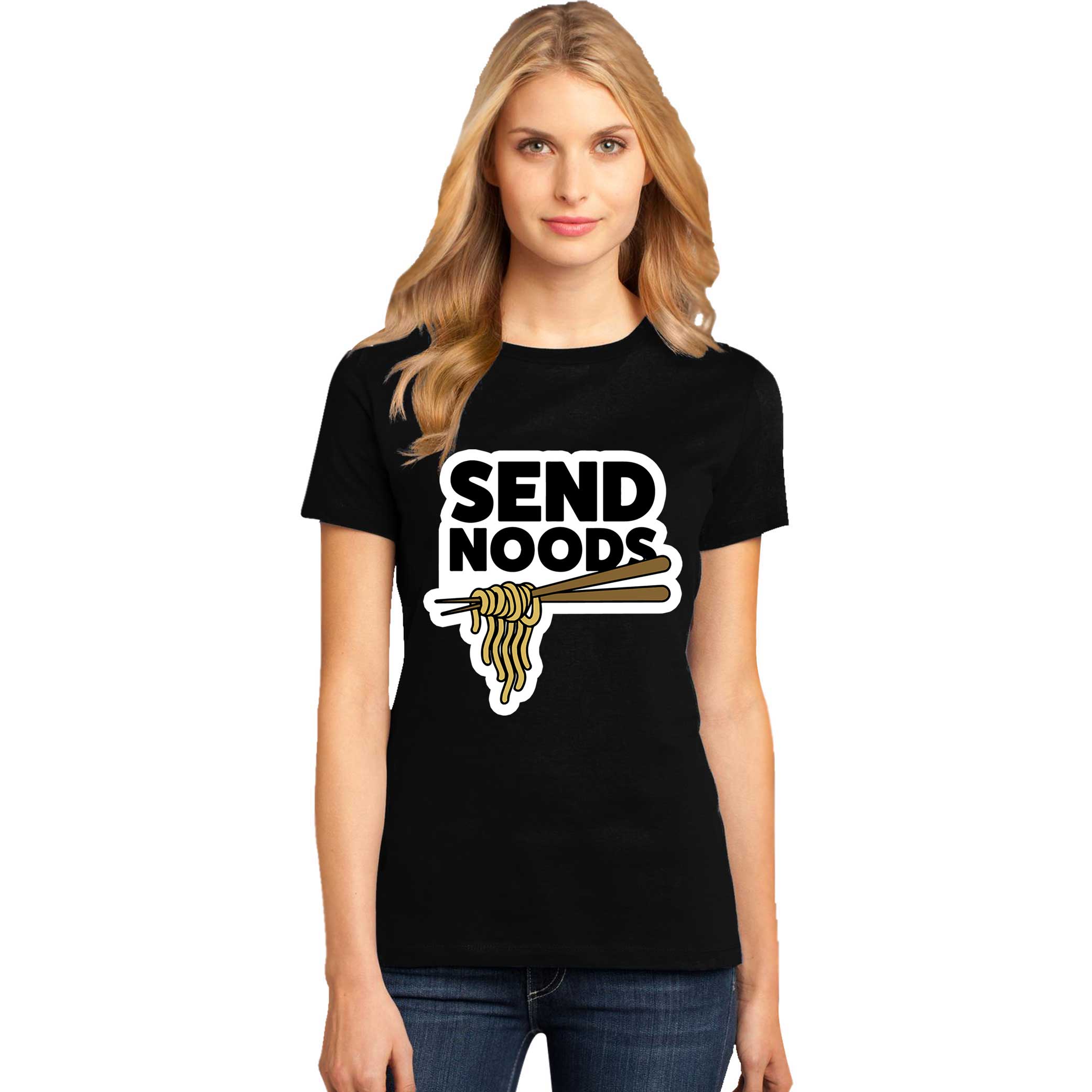 Reducere 33% la Tricou dama negru - Send noods